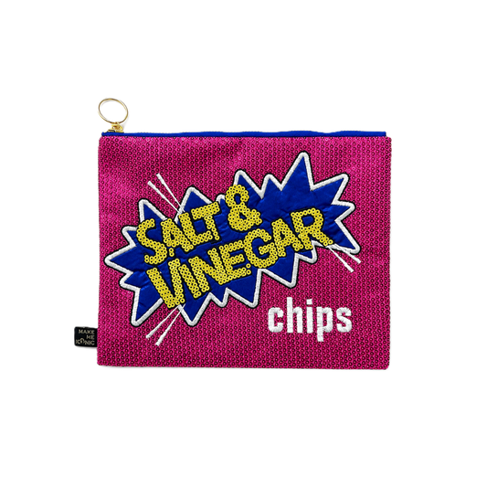 SEQUIN PENCIL CASE - SAMBOY CHIPS