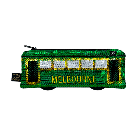SEQUIN POCKET PURSE - MELBOURNE TRAM