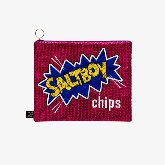 SEQUIN PENCIL CASE - SAMBOY CHIPS