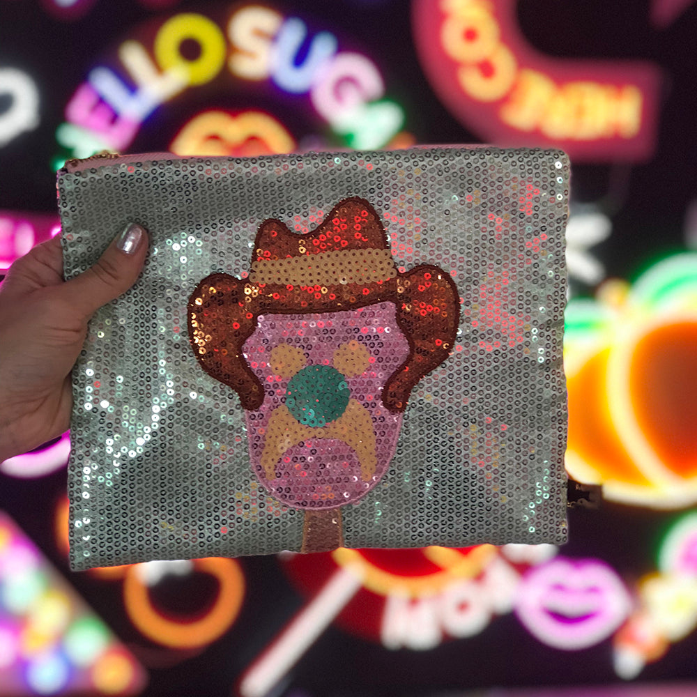 SEQUIN PENCIL CASE - BUBBLE O BILL