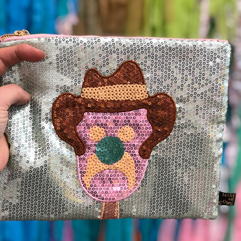 SEQUIN PENCIL CASE - BUBBLE O BILL