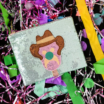 SEQUIN PENCIL CASE - BUBBLE O BILL