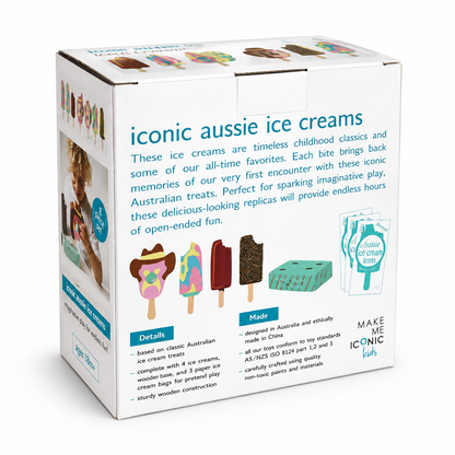 WOODEN TOY - AUSTRALIAN ICE CREAMS MELT