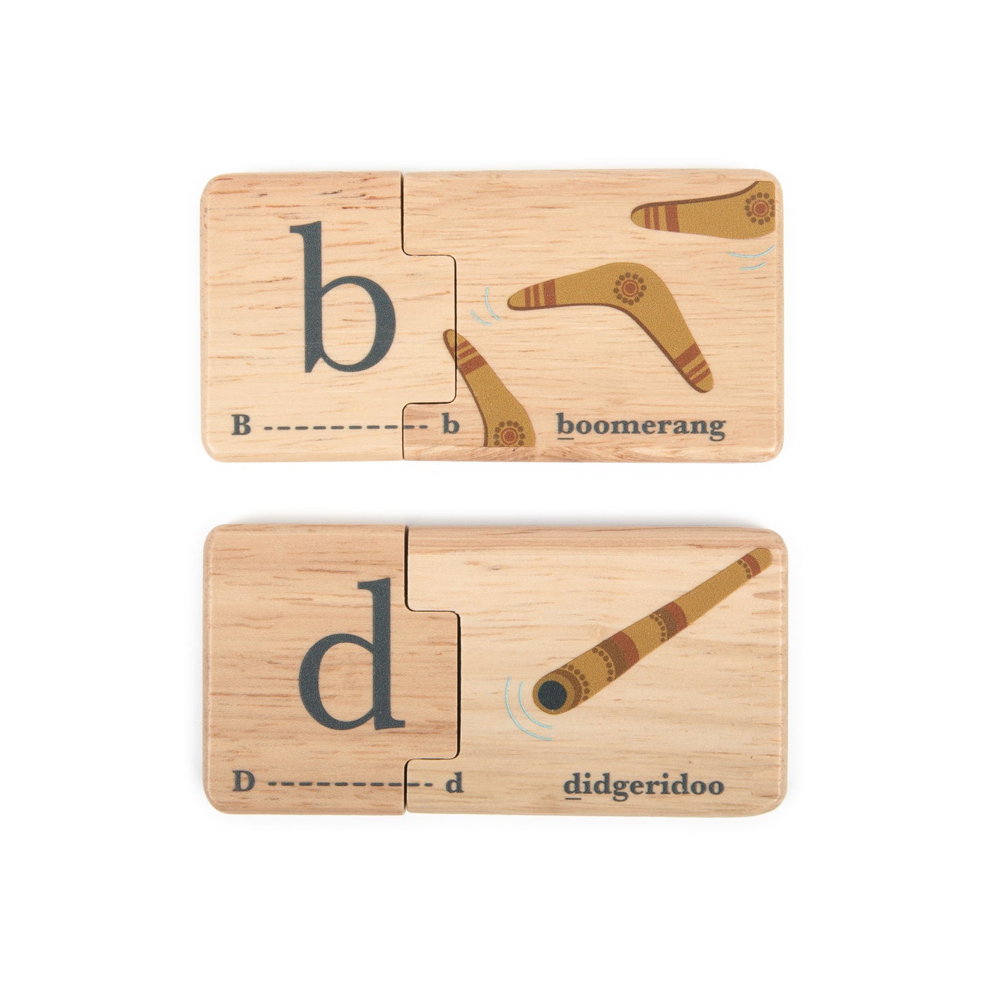 WOODEN TOY - AUSTRALIAN ALPHABET JIGSAW PUZZLE