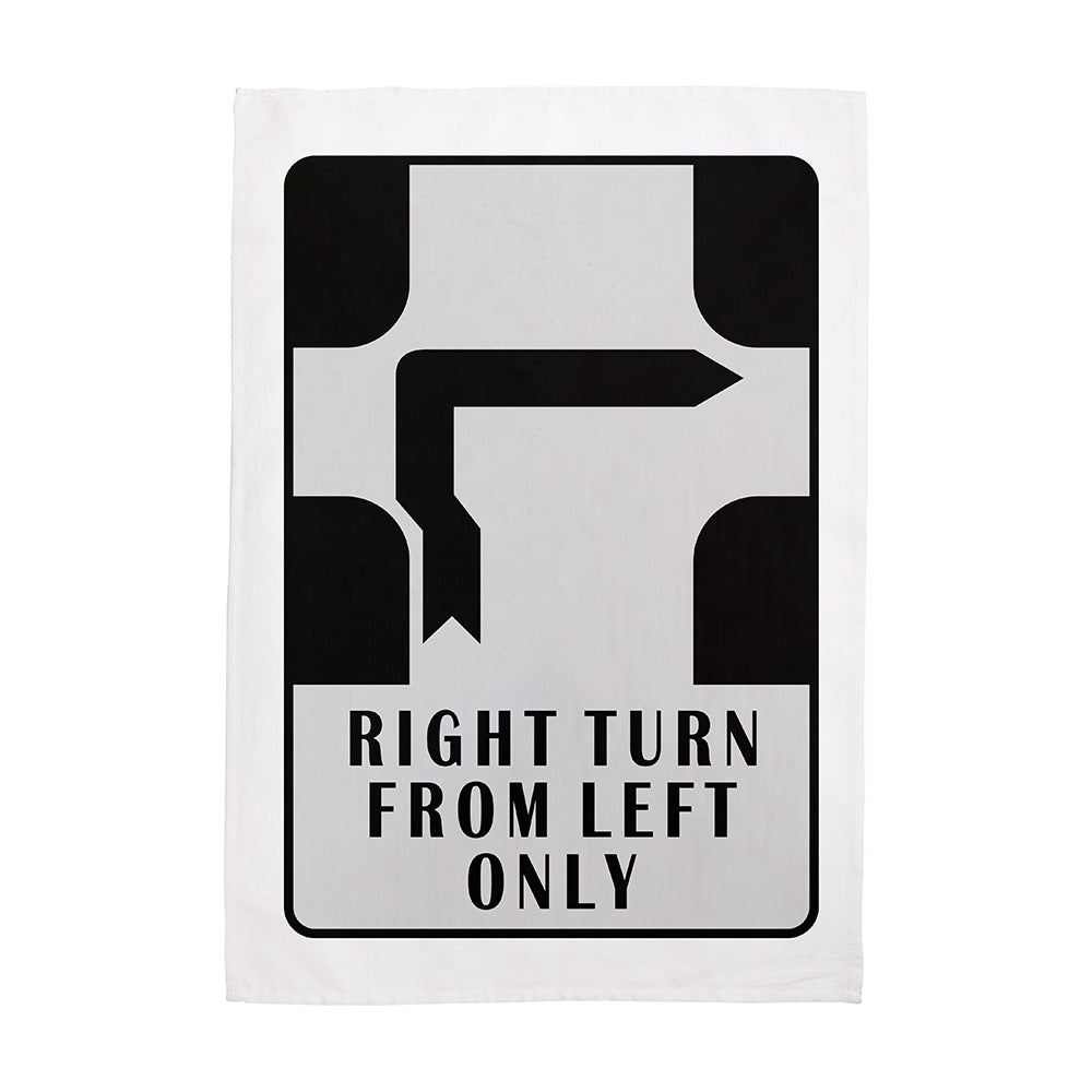 TEA TOWEL - MELBOURNE HOOK TURN