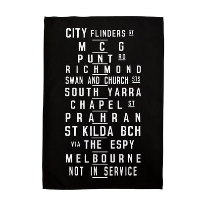 TEA TOWEL - MELBOURNE TRAM BANNER