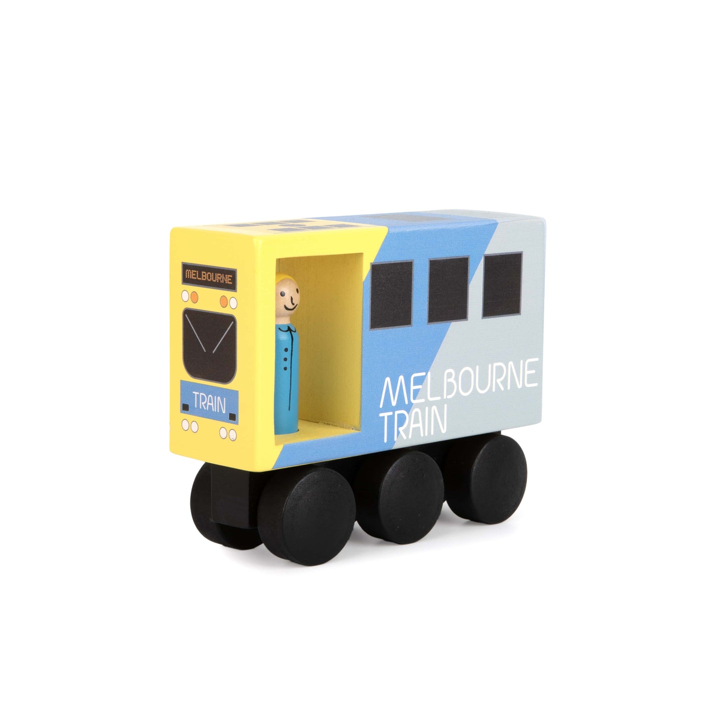 WOODEN TOY - MID SIZED MELBOURNE TRAIN