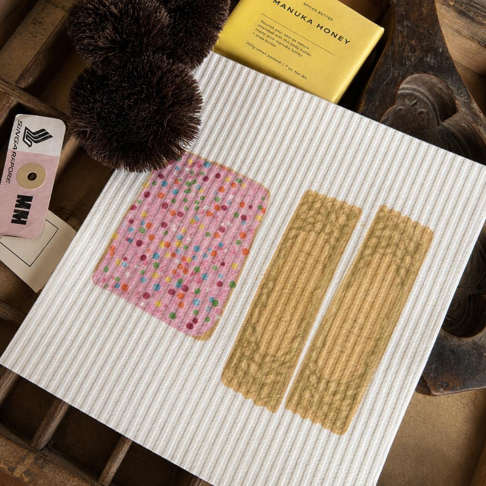 DISH CLOTH SPONGE - AUSTRALIAN BICKIES