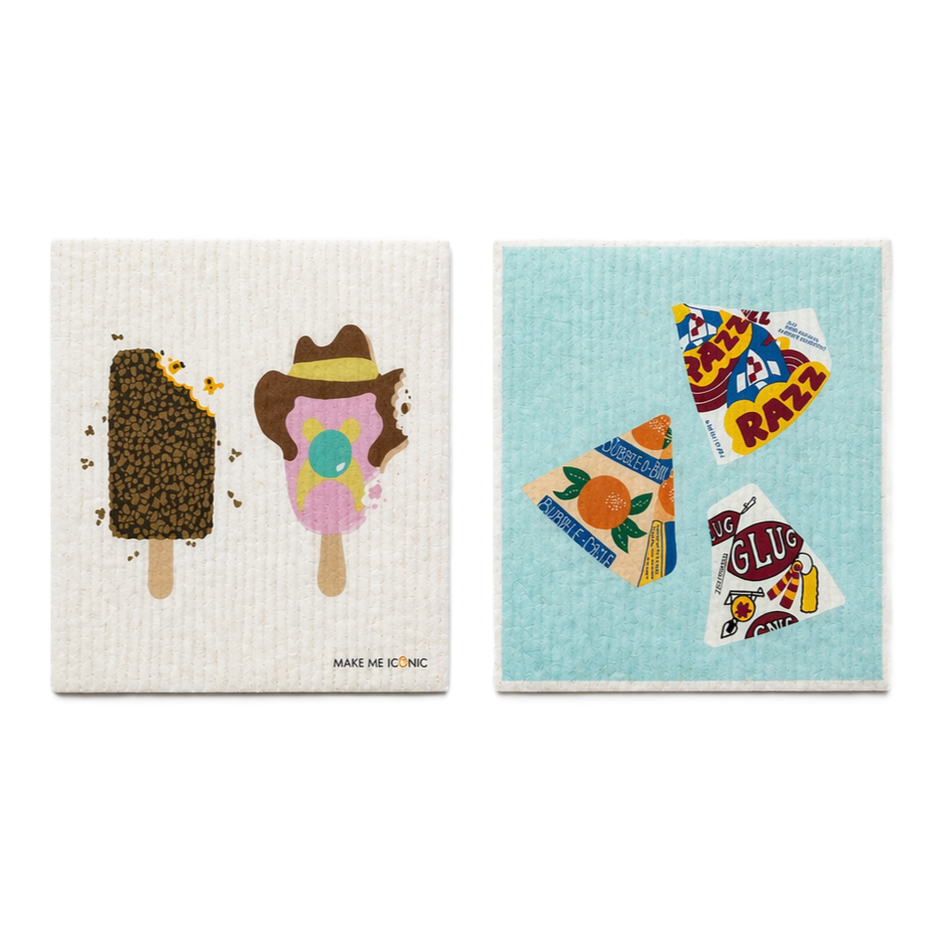DISH CLOTH SPONGE - AUSTRALIAN ICE CREAMS
