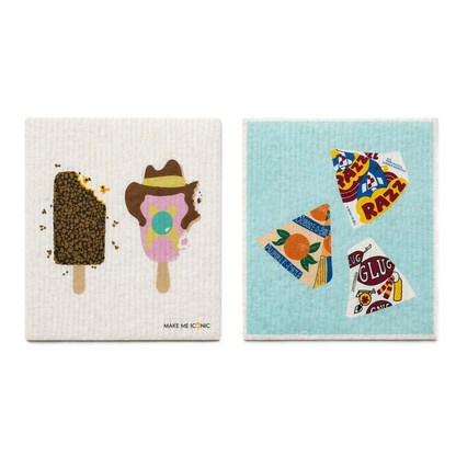 DISH CLOTH SPONGE - AUSTRALIAN ICE CREAMS