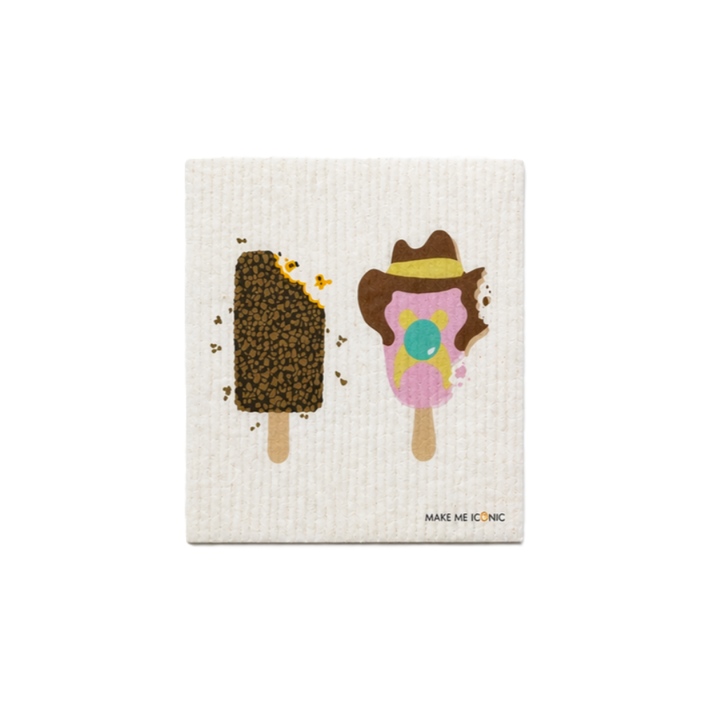 DISH CLOTH SPONGE - AUSTRALIAN ICE CREAMS