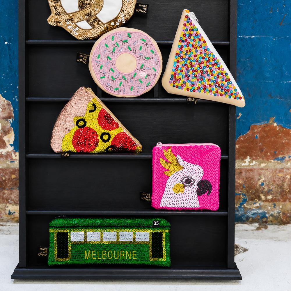 SEQUIN POCKET PURSE - FAIRY BREAD