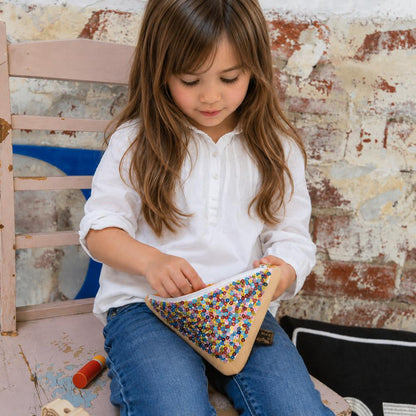 SEQUIN POCKET PURSE - FAIRY BREAD