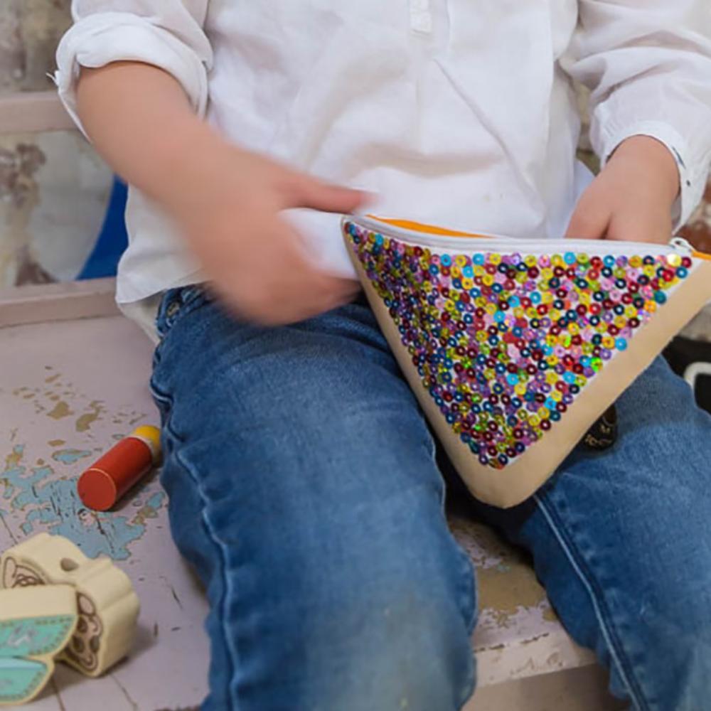SEQUIN POCKET PURSE - FAIRY BREAD