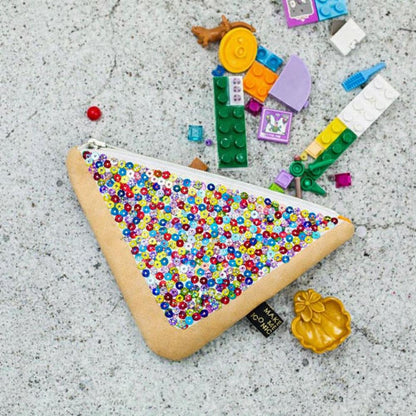 SEQUIN POCKET PURSE - FAIRY BREAD