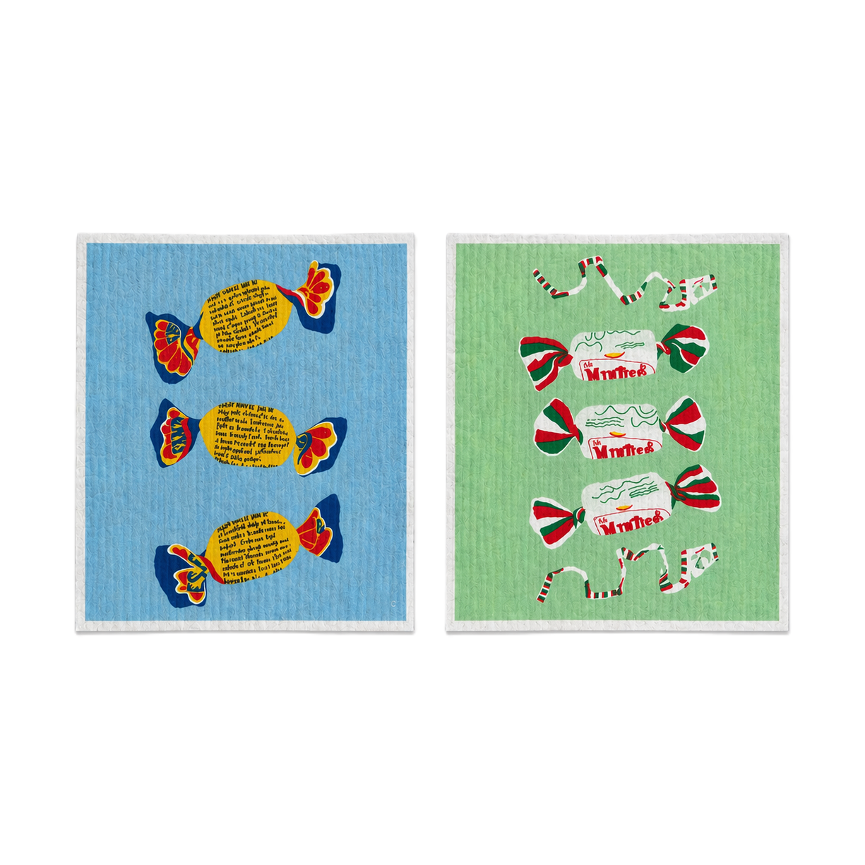 DISH CLOTH SPONGE - AUSTRALIAN LOLLIES
