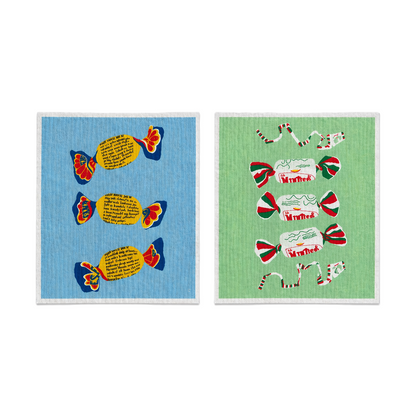 DISH CLOTH SPONGE - AUSTRALIAN LOLLIES