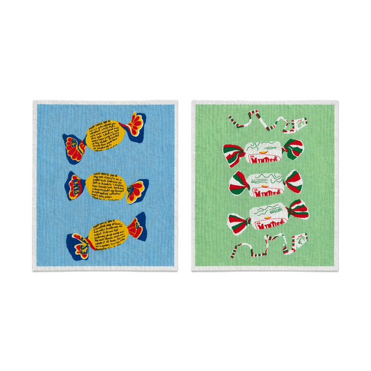 DISH CLOTH SPONGE - AUSTRALIAN LOLLIES