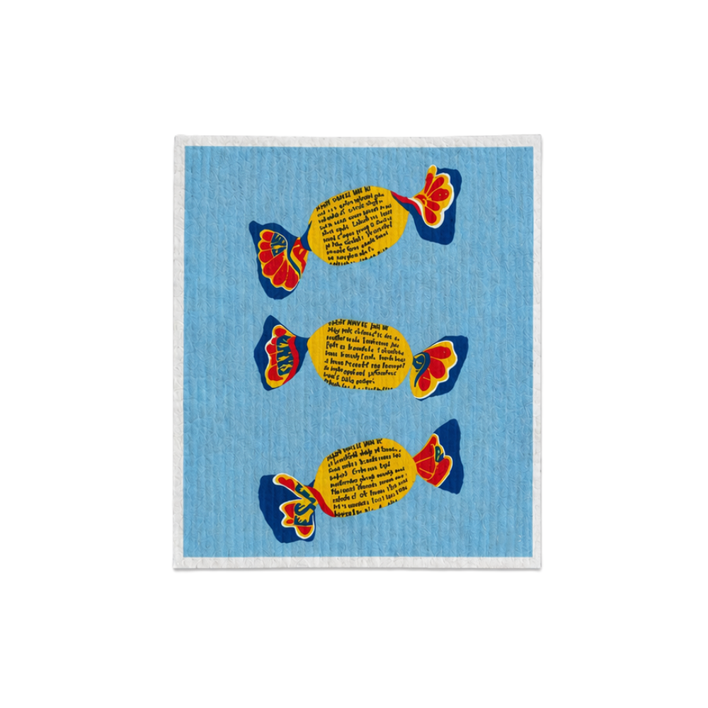 DISH CLOTH SPONGE - AUSTRALIAN LOLLIES