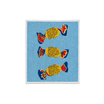DISH CLOTH SPONGE - AUSTRALIAN LOLLIES