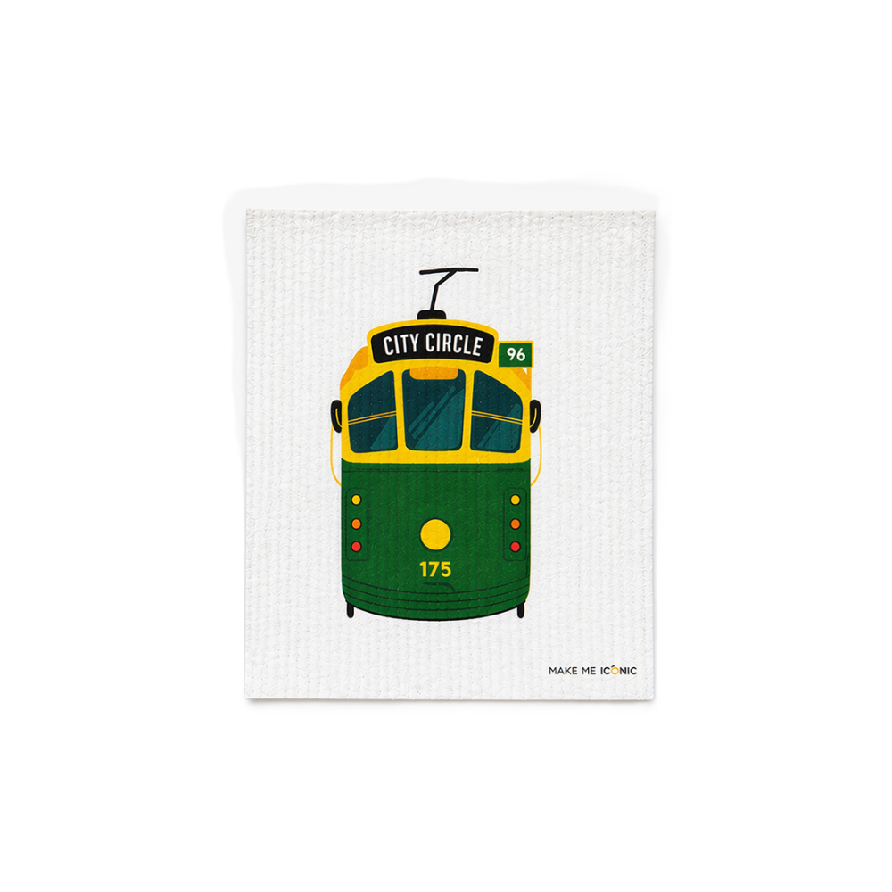 DISH CLOTH SPONGE - MELBOURNE TRAM