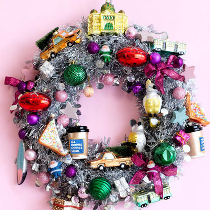 CHRISTMAS GLASS ORNAMENTS - AUSSIE