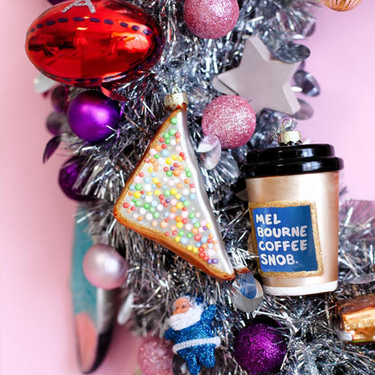 CHRISTMAS GLASS ORNAMENTS - AUSSIE