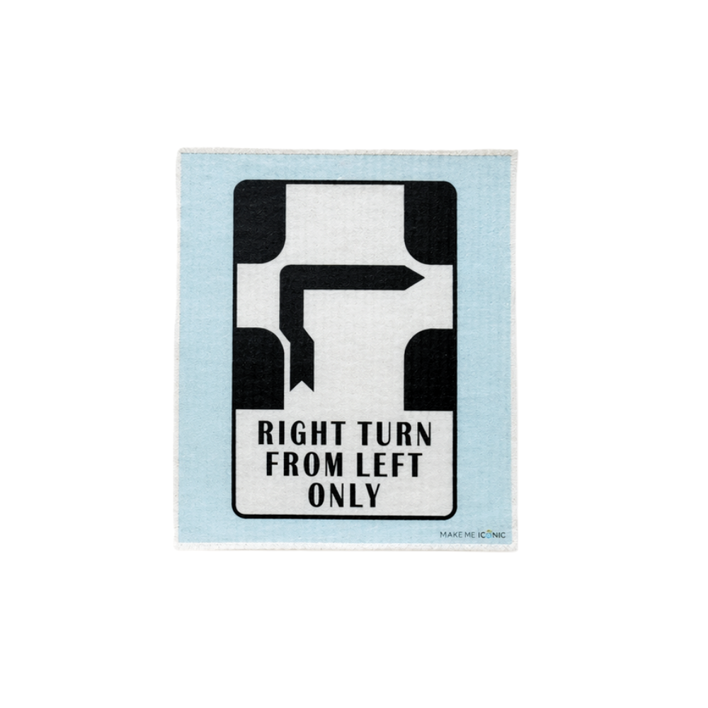 DISH CLOTH SPONGE - MELBOURNE MELWAY & HOOK TURN
