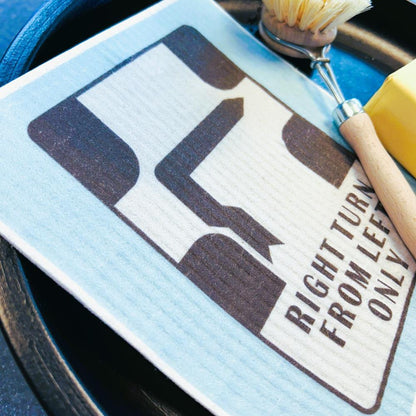 DISH CLOTH SPONGE - MELBOURNE MELWAY & HOOK TURN