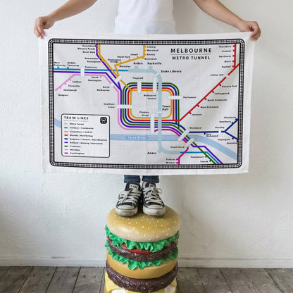 TEA TOWEL - MELBOURNE METRO TUNNEL