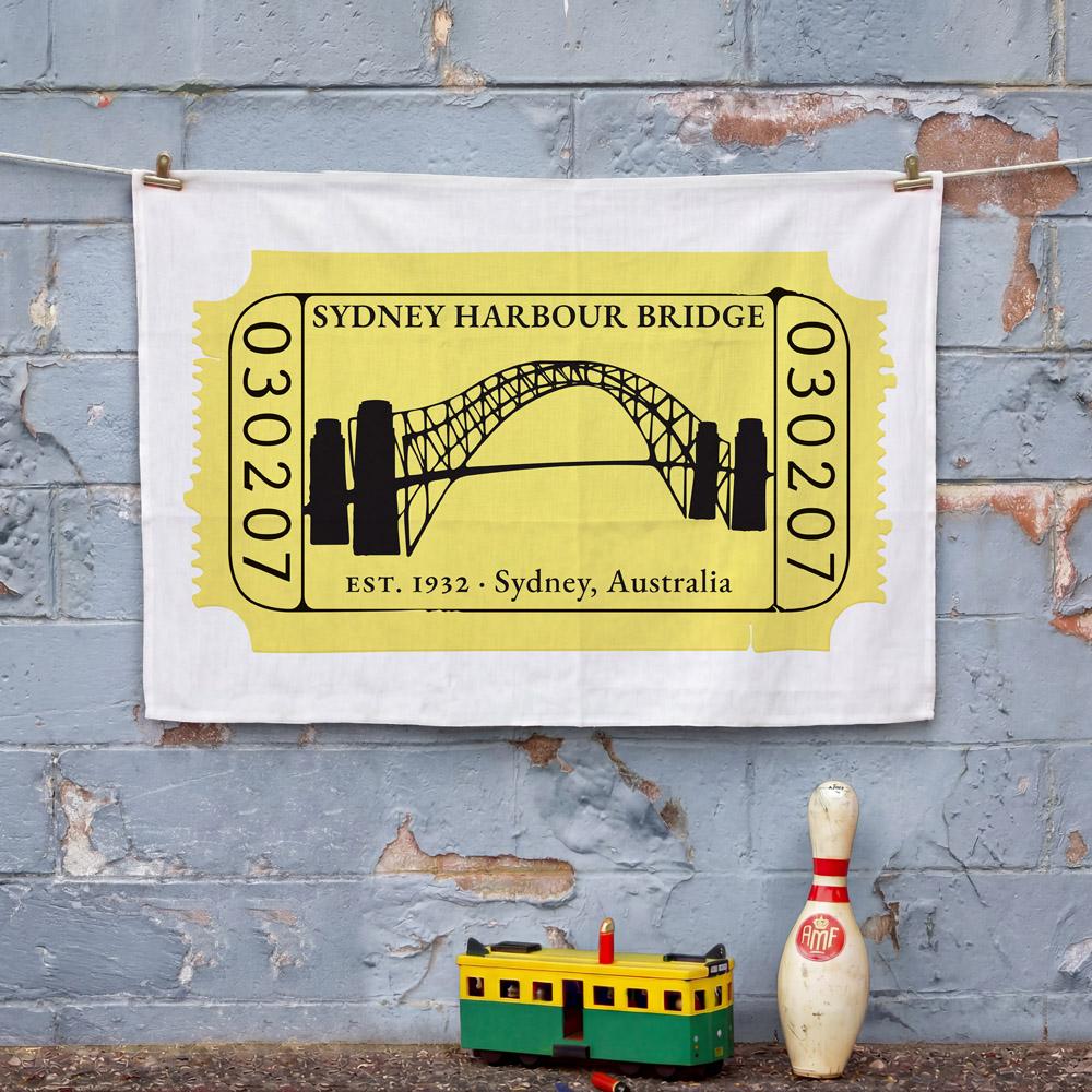 TEA TOWEL - SYDNEY HARBOUR BRIDGE