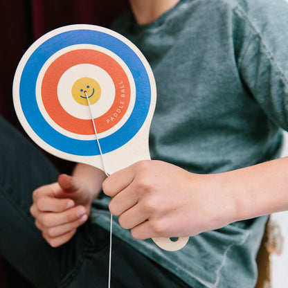 WOODEN TOY - LOOSE CHANGE PADDLE BALL