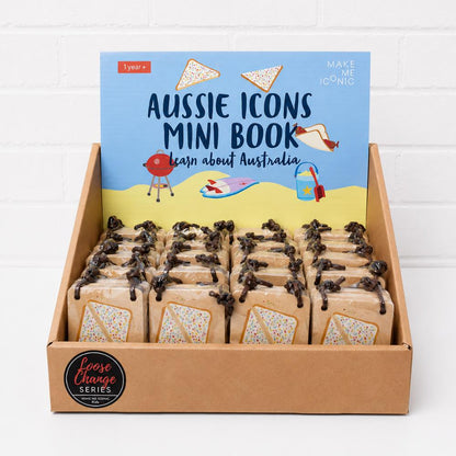 WOODEN TOY -  LOOSE CHANGE AUSTRALIAN ANIMALS MINI BOOK