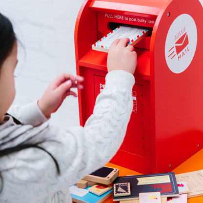 WOODEN TOY - AUSTRALIAN POST BOX