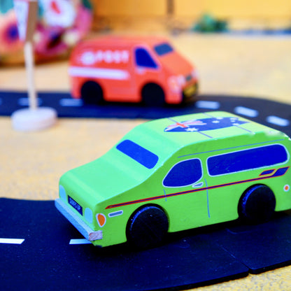 WOODEN TOY -  AUSTRALIAN VEHICLES
