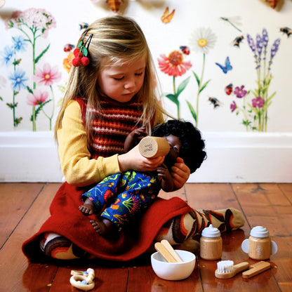 WOODEN TOY -  DOLL ACCESSORIES KIT