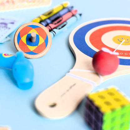 WOODEN TOY - LOOSE CHANGE PADDLE BALL