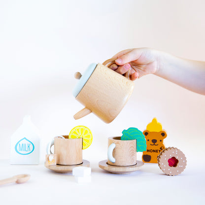 WOODEN TOY -  TEA SET EXTENSION KIT