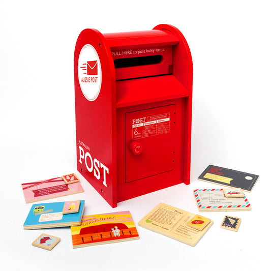 WOODEN TOY - AUSTRALIAN POST BOX