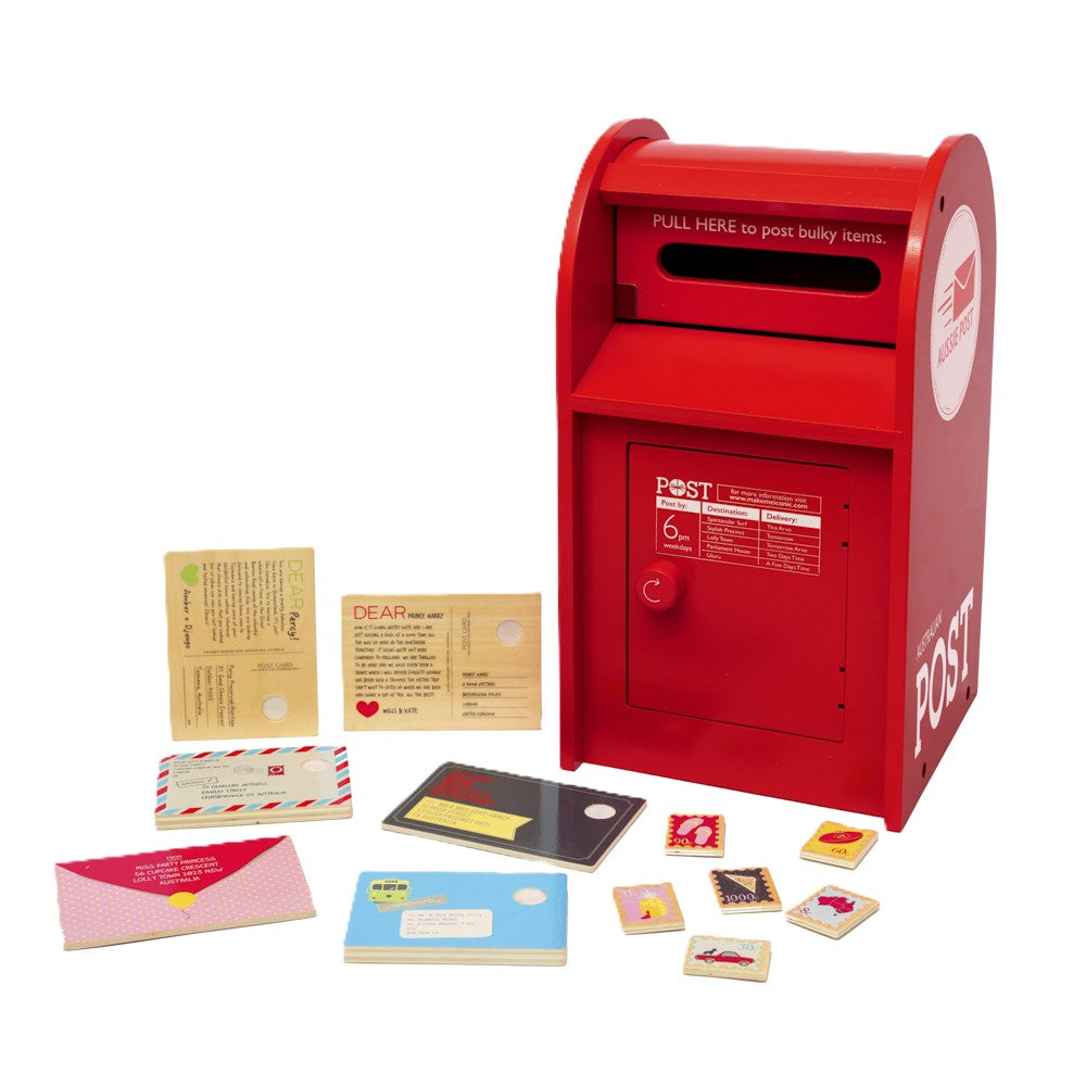 WOODEN TOY - AUSTRALIAN POST BOX