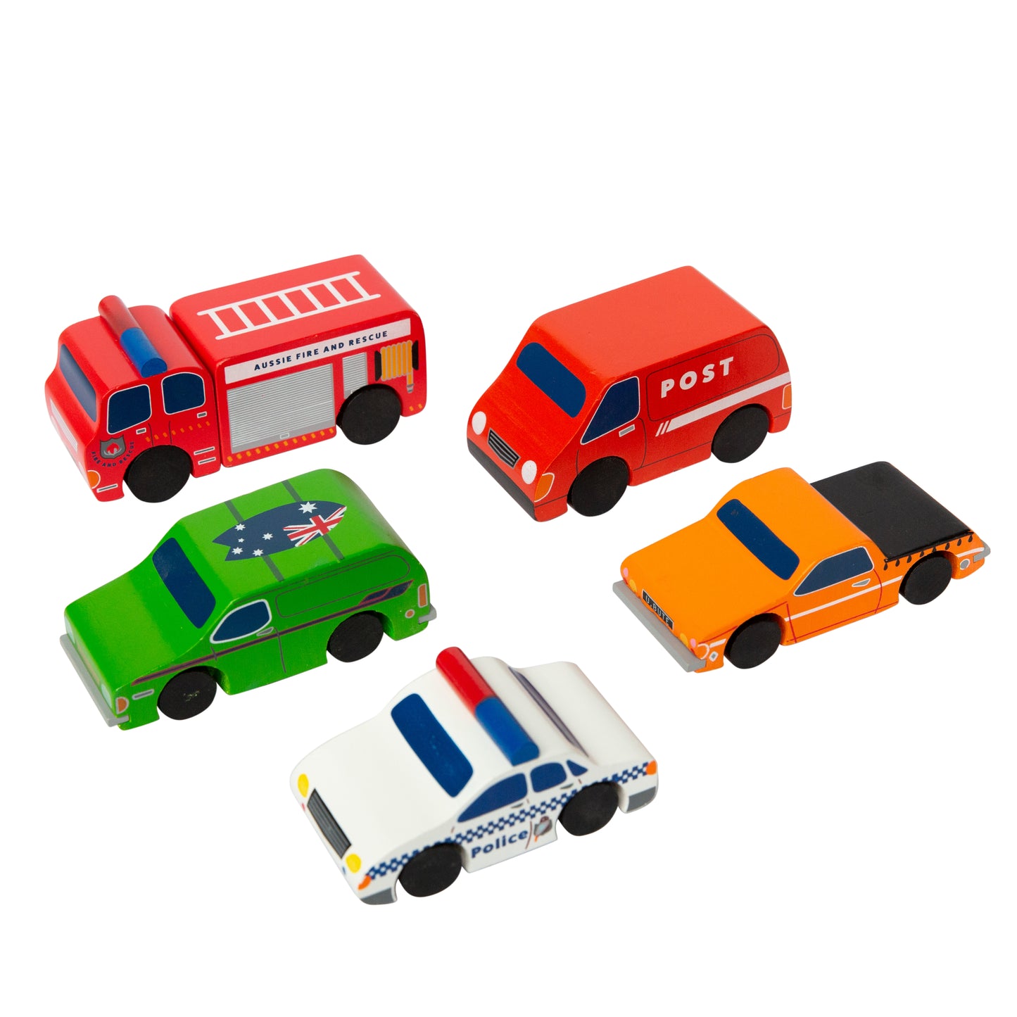 WOODEN TOY -  AUSTRALIAN VEHICLES