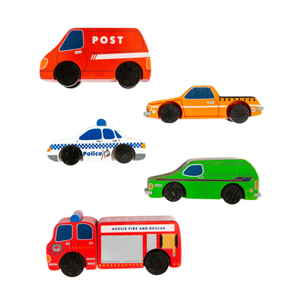WOODEN TOY -  AUSTRALIAN VEHICLES