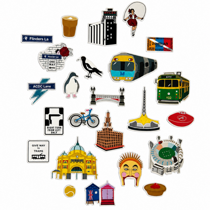 STICKERS - ICONIC MELBOURNE ICONS
