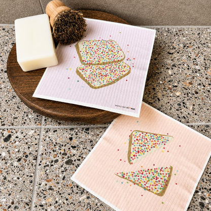 DISH CLOTH SPONGE - FAIRY BREAD
