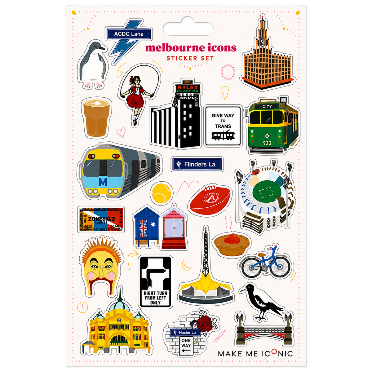 STICKERS - ICONIC MELBOURNE ICONS