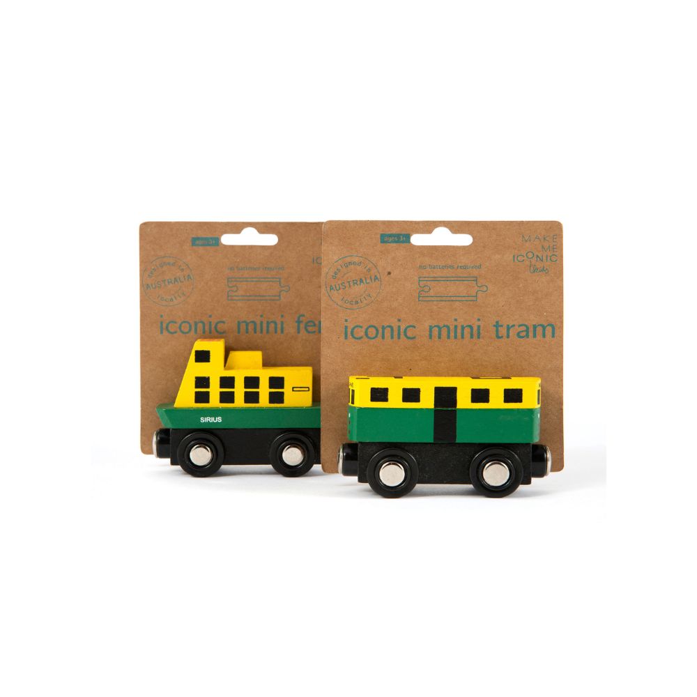 WOODEN TOY - MINI MELBOURNE TRAM