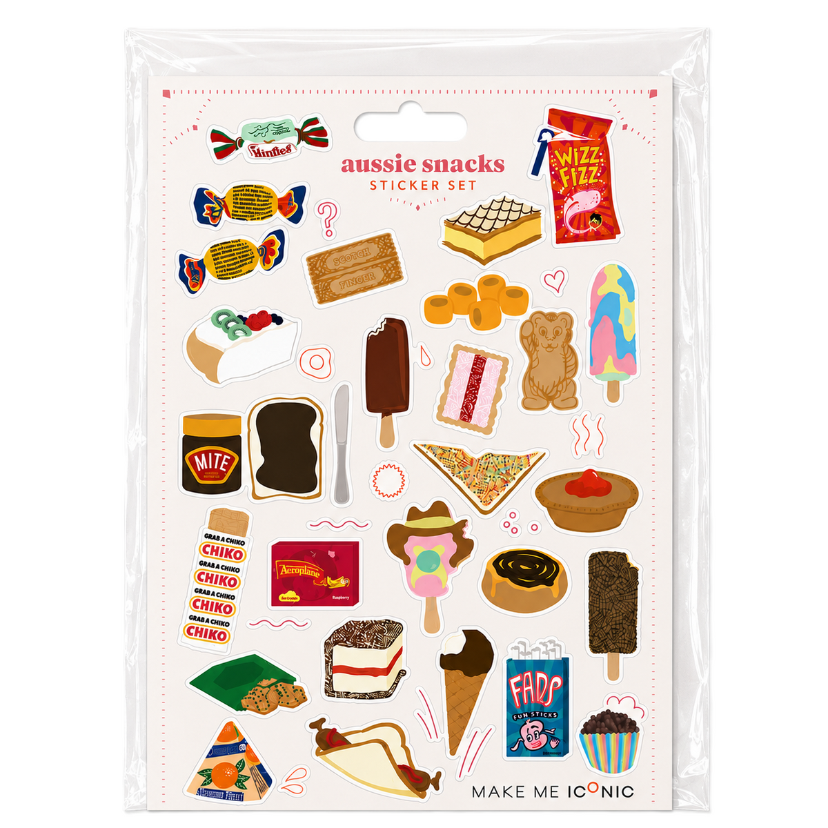 STICKERS - ICONIC AUSSIE FOOD