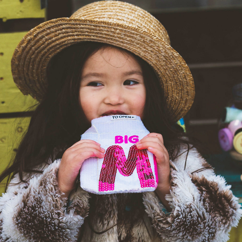 SEQUIN POCKET PURSE - BIG M
