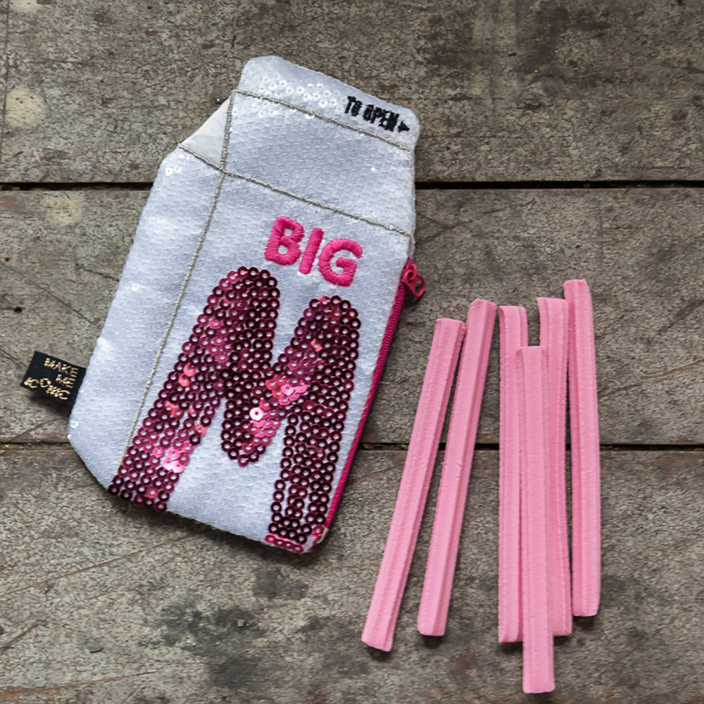 SEQUIN POCKET PURSE - BIG M