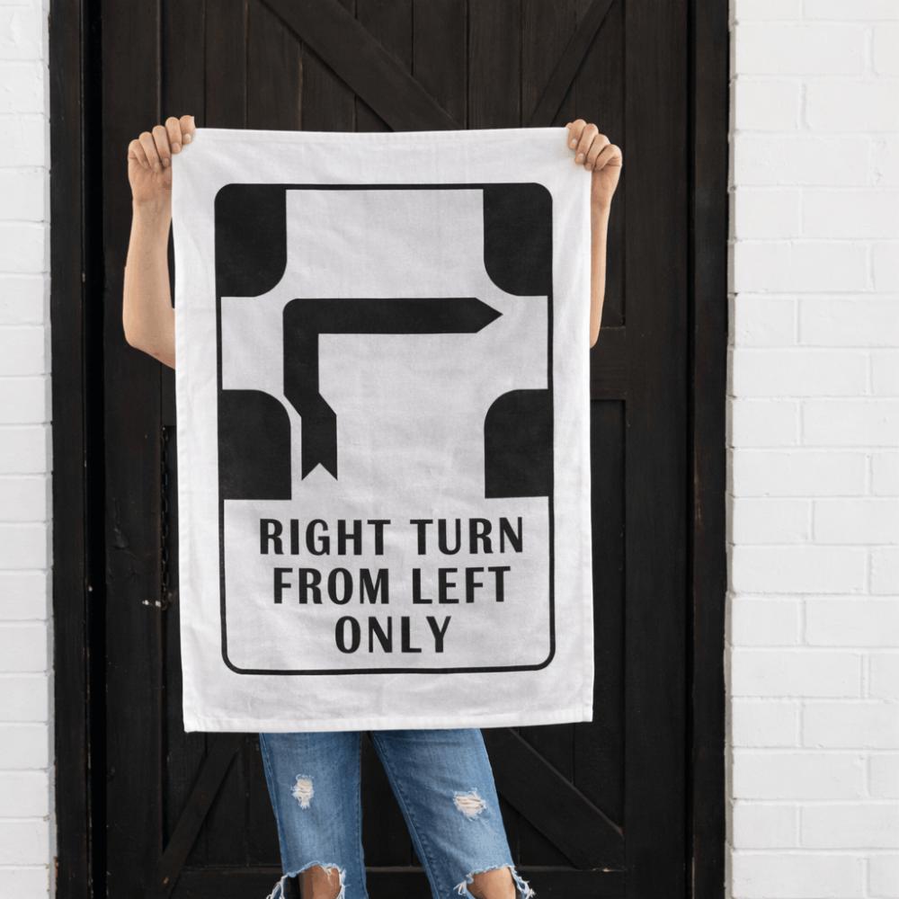 TEA TOWEL - MELBOURNE HOOK TURN